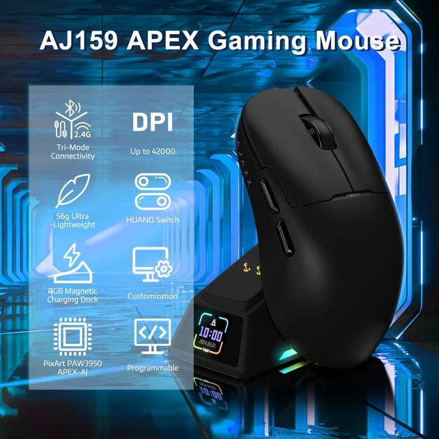 Миша Ajazz AJ159 APEX Black (AJM159-A-B)