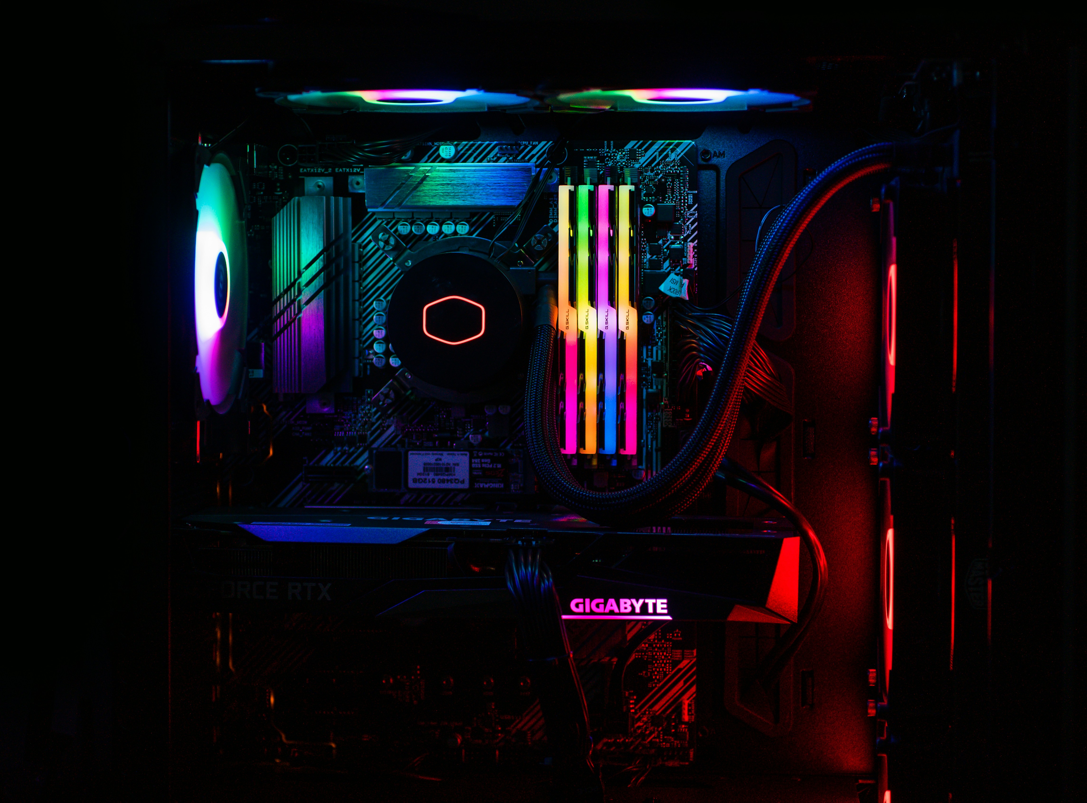 СВО PcCooler PсCOOLER DA360 ARGB Black (DA360-BKAWXX-GL) — Радіатор 360 мм для ефективного охолодження