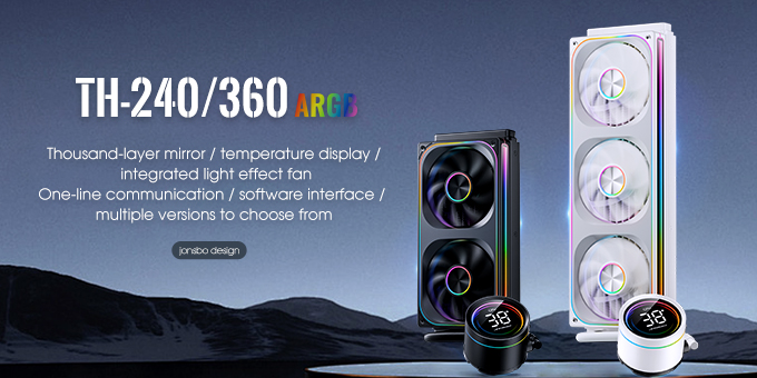 СВО Jonsbo TH-240 White (Intel LGA 1200/115X/17XX/1851; AMD AM4/AM5) (TH-240 White) — Розмір радіатора 240 мм для ефективного охолодження