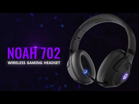 Игровая гарнитура Lorgar Noah 702 Wireless Gaming Headset Black (LRG-GHS702) — Амбушюры из экокожи для комфорта пользователя