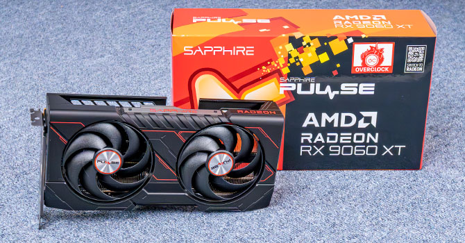 Видеокарта Sapphire AMD Radeon RX 9060 XT 16GB PULSE (11350-03-20G) (GDDR6, 128 bit, PCI-E v5.0 x16) — Дополнительный 8-контактный разъема питания