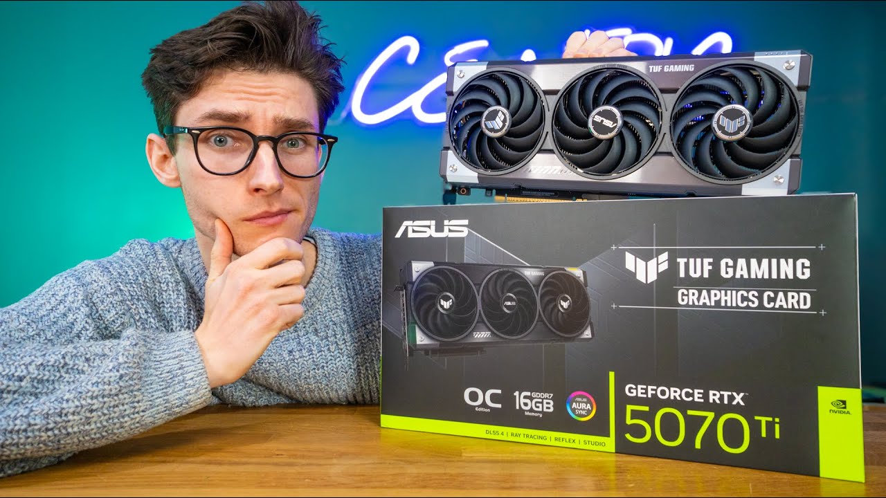 Відеокарта ASUS RTX 5070 Ti 16GB TUF Gaming OC Edition WHITE (TUF-RTX5070TI-O16G-WHITE-GAMING) (GDDR7, 256 bit, PCI-E v5.0 x16) — Графічний чип RTX 5070 Ti: потужність і ефективність