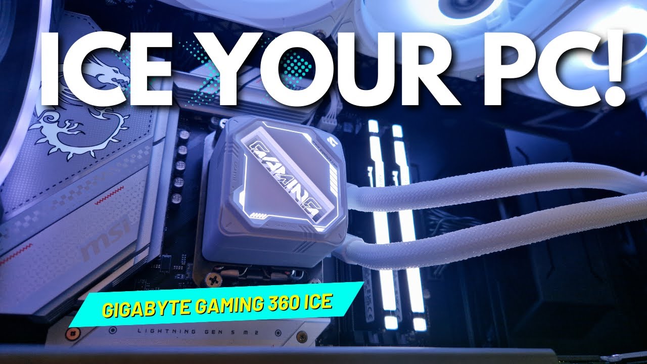 СВО Gigabyte GAMING 360 ICE (GP-GIGABYTE GME 360I) — RGB подсветка: яркий игровой эффект