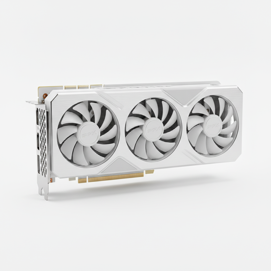 Відеокарта XFX AMD Radeon RX 9060 XT 8GB Swift OC White Gaming Edition (RX-96TSW8GWQ) (GDDR6, 128 bit, PCI-E v5.0 x16) — Графічний чип RX 9060 XT: потужність і ефективність
