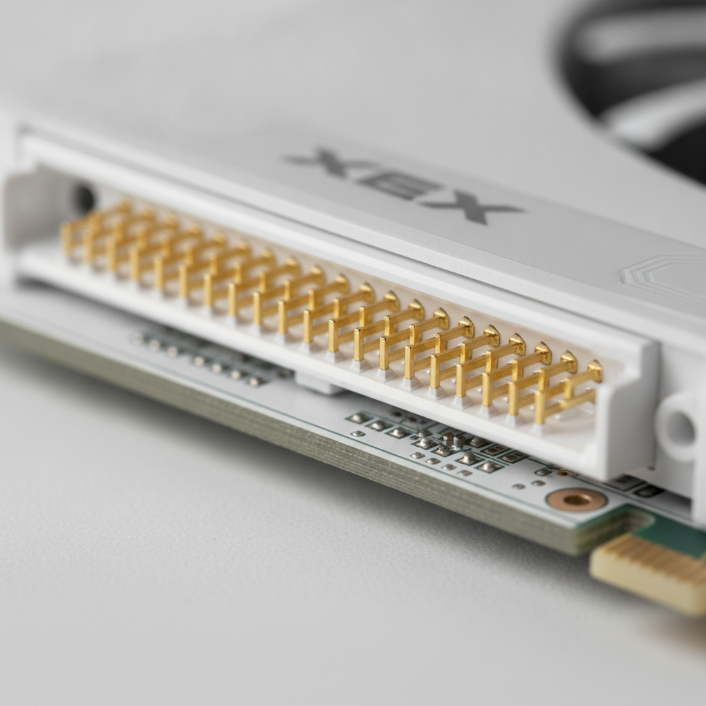 Видеокарта XFX AMD Radeon RX 9060 XT 8GB Swift OC White Gaming Edition (RX-96TSW8GWQ) (GDDR6, 128 bit, PCI-E v5.0 x16) — Интерфейс PCI-E v5.0 x16 для максимальной пропускной способности