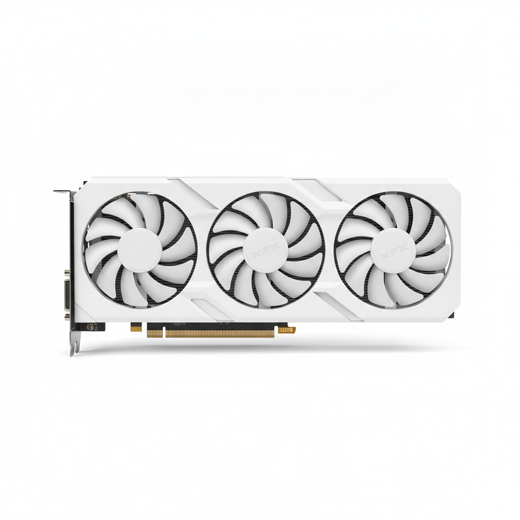Видеокарта XFX AMD Radeon RX 9060 XT 8GB Swift OC White Gaming Edition (RX-96TSW8GWQ) (GDDR6, 128 bit, PCI-E v5.0 x16)