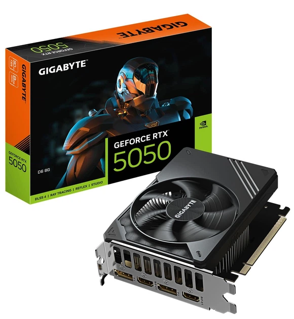 Видеокарта Gigabyte RTX 5050 8G GAMING OC (GV-N5050GAMING OC-8GD) (GDDR6, 128 bit, PCI-E v5.0 x16)