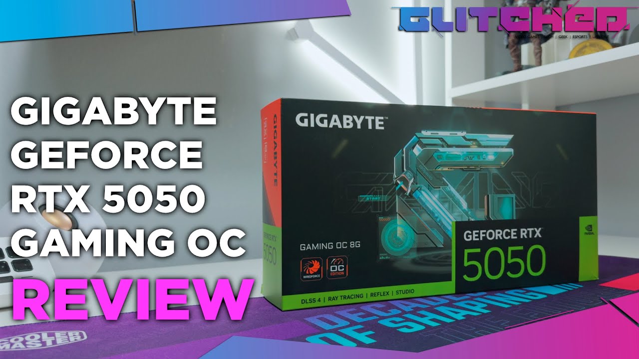 Відеокарта Gigabyte RTX 5050 8G OC Low Profile (GV-N5050OC-8GL) (GDDR6, 128 bit, PCI-E v5.0 x16) — Обсяг відеопам'яті 8 ГБ для ігор