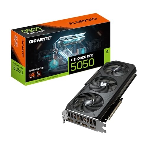 Відеокарта Gigabyte RTX 5050 8G WINDFORCE OC (GV-N5050WF2OC-8GD) (GDDR6, 128 bit, PCI-E v5.0 x16) — Пам'ять GDDR6: швидкість і ефективність роботи