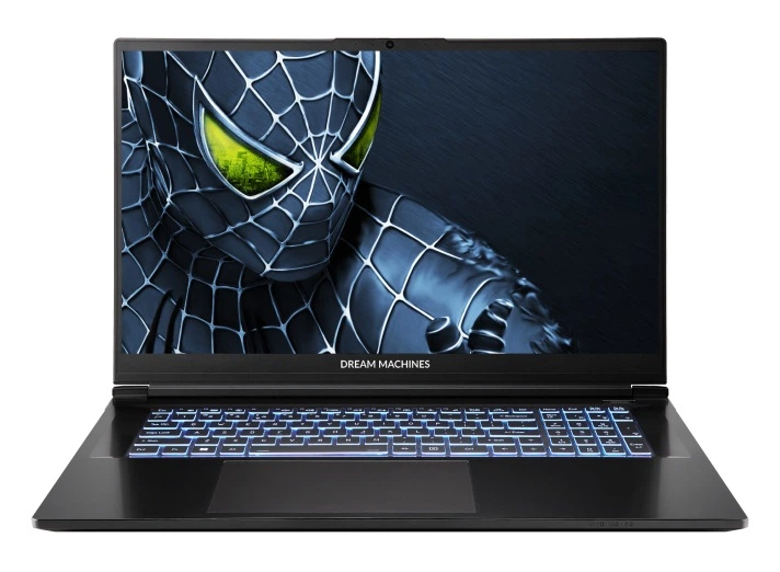 Ноутбук Dream Machines 17 RG5050-17 FHD IPS/i9-14900HX/32GB/2TB/RTX 5050 8GB/DOS/Black (RG5050-17UA25) — Диагональ 17.3 дюйма для комфортного просмотра