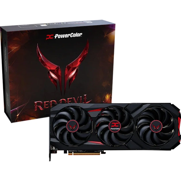 Видеокарта PowerColor AMD Radeon RX 9070 XT 16GB Hellhound (RX9070XT 16G-L/OC) (GDDR6, 256 bit, PCI-E v5.0 x16)