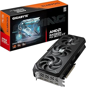 Відеокарта GIGABYTE AMD Radeon RX 9070 XT 16GB GAMING (GV-R9070XTGAMING-16GD) (GDDR6, 256 bit, PCI-E v5.0 x16) — Інтерфейс PCI-E v5.0 x16 для максимальної пропускної здатності