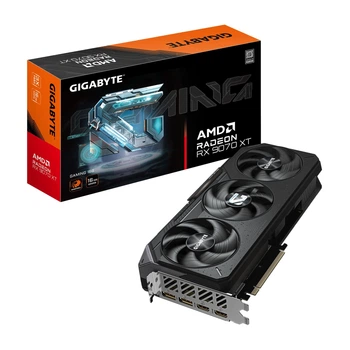 Відеокарта GIGABYTE AMD Radeon RX 9070 XT 16GB GAMING (GV-R9070XTGAMING-16GD) (GDDR6, 256 bit, PCI-E v5.0 x16)