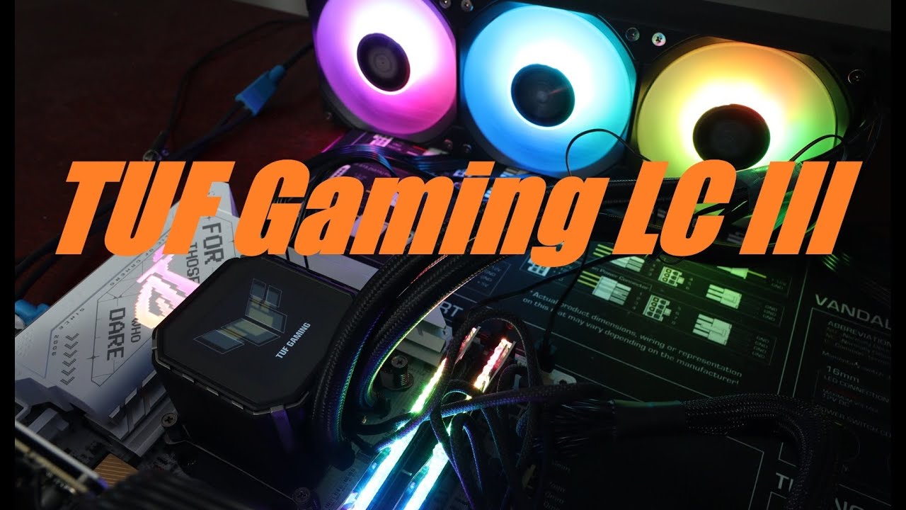 СВО ASUS TUF Gaming LC III 360 ARGB LCD Black (90RC01A1-B0EAY0) — Підсвічування Asus Aura Sync для синхронізації