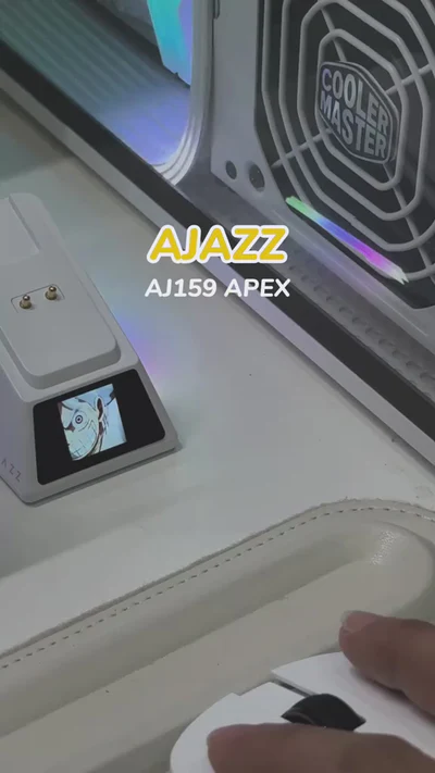 Мышь Ajazz AJ159PRO White 8K Charging Dock (AJ159-PRO-W) — Максимальное разрешение сенсора 26000 dpi