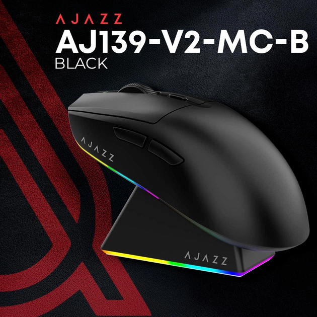 Мышь Ajazz AJ139 V2 MC Black (AJ139-V2-MC-B)