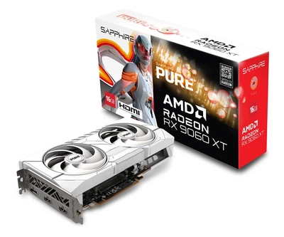 Відеокарта Sapphire AMD Radeon RX 9060 XT 16GB PURE (11350-02-20G) (GDDR6, 128 bit, PCI-E v5.0 x16) — Пам'ять GDDR6: швидкість та енергоефективність