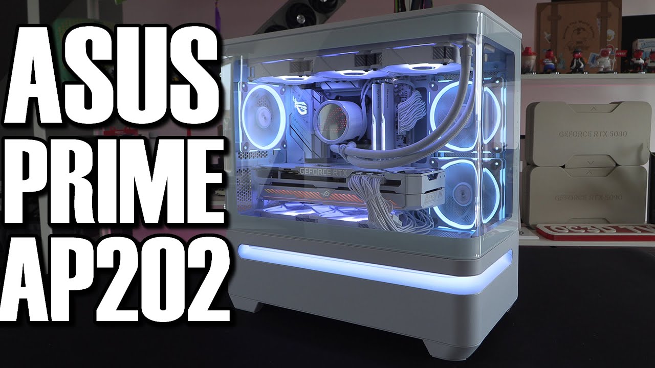Корпус ASUS PRIME AP202 TG ARGB WHITE (90DC00P3-B19000) Без БП — Mini-Tower корпус с компактным форм-фактором