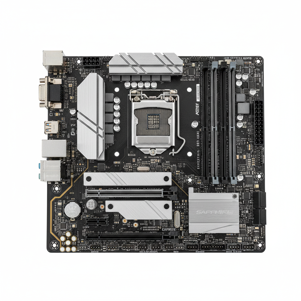 Материнська плата Sapphire PULSE B850M WIFI (52123-04-40G) (Socket AM5, AMD B850, Micro-ATX)