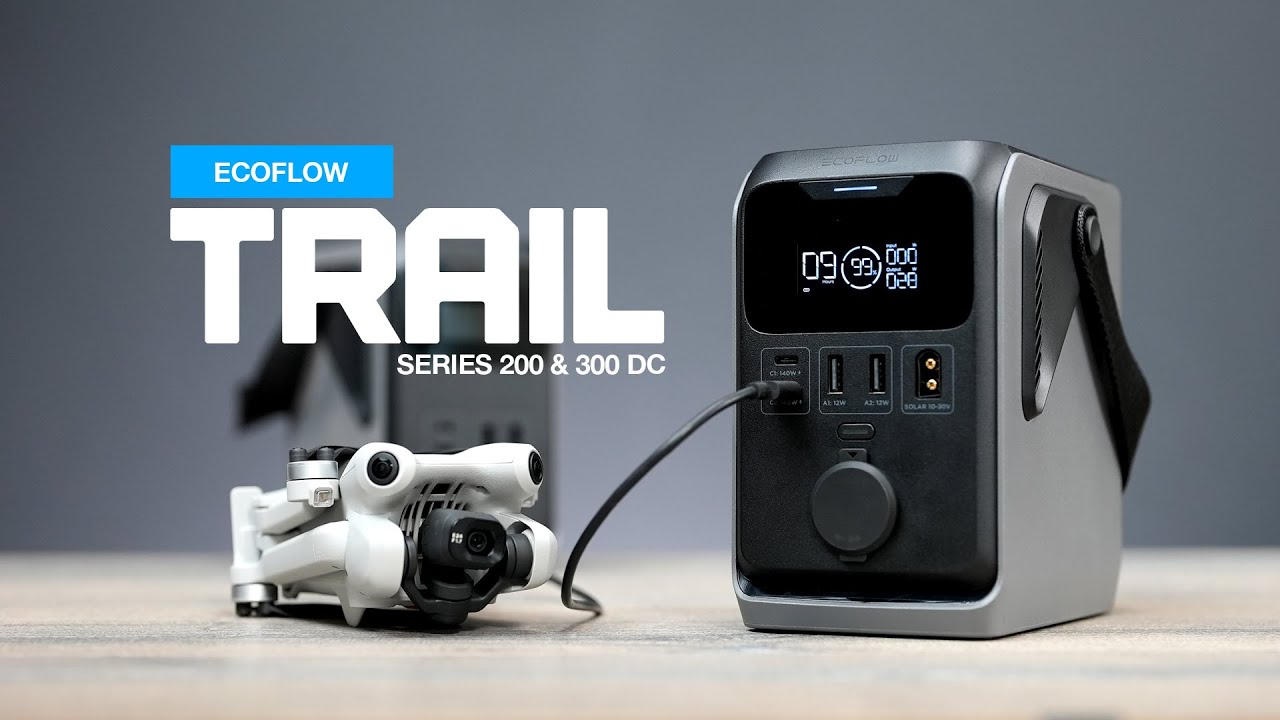 Зарядная станция EcoFlow TRAIL 300 DC / 140 Вт / 288 Вт/ч / LiFePO4 (EF-TRAIL300-N) — Максимальная мощность 220 Вт для быстрой зарядки