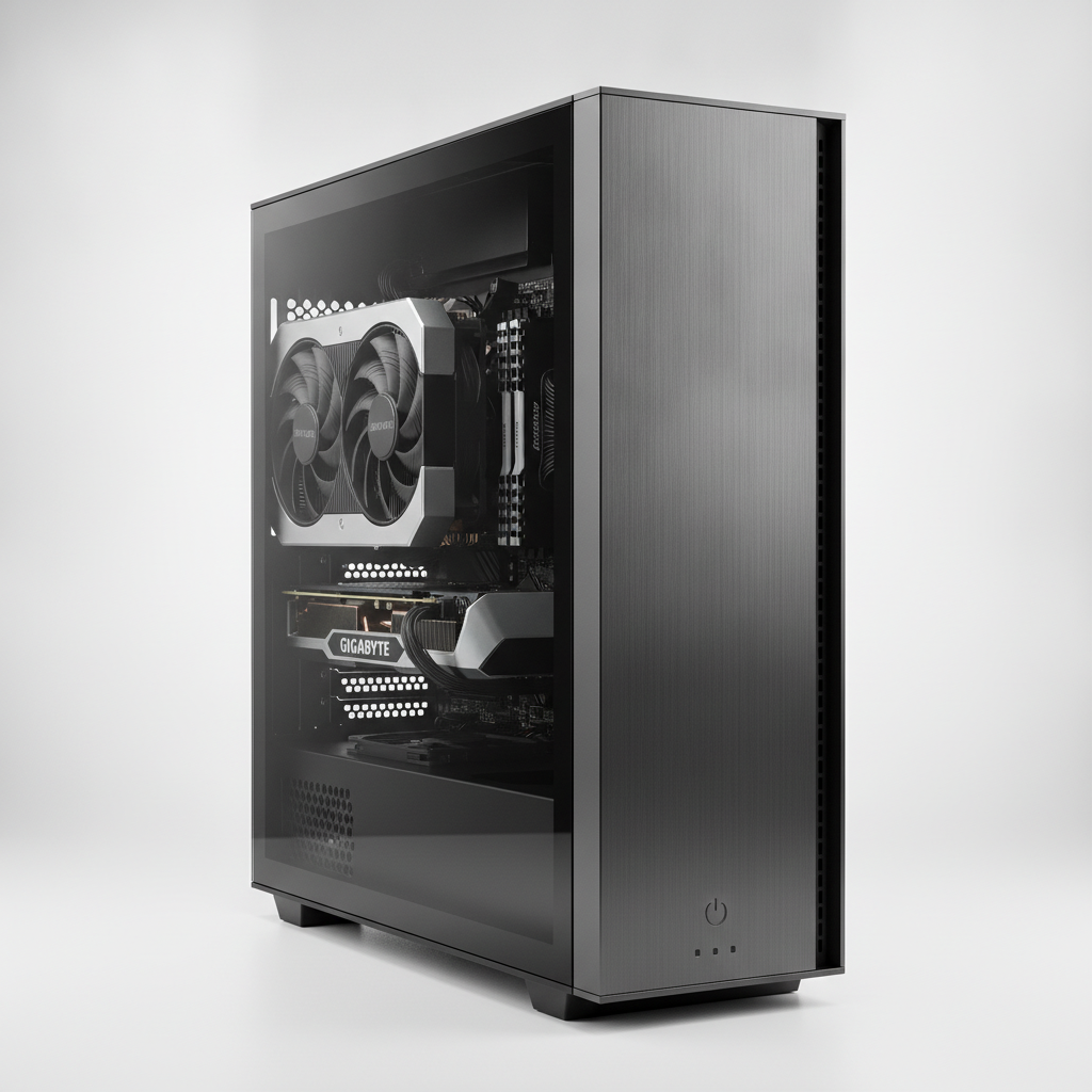 Компьютер Powered by Gigabyte_960 (RTX 5080 16 Гб, Ryzen 7 9800X3D, DDR5 32 Гб, SSD 500 Гб.) — 8 ядер: многозадачность и скорость обработки
