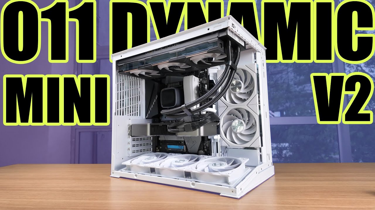 Корпус Lian Li O11 Dynamic Mini V2 Flow White (G99.O11DMIV2FW.00) Без БП — Покращене охолодження з оптимальним потоком повітря