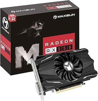Відеокарта Maxsun AMD Radeon RX 550 4G TF H1 (MS-RX550) (GDDR5, 128 bit, ) — Пам'ять GDDR5 для швидкої обробки графіки