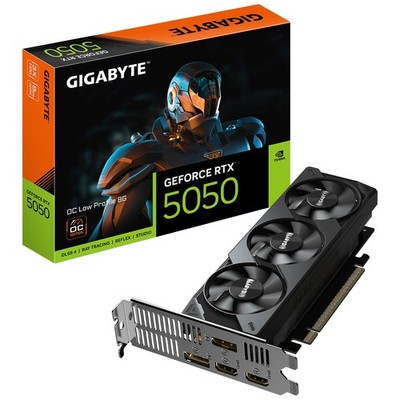 Видеокарта Gigabyte RTX 5050 8G WINDFORCE OC V2 (GV-N5050WF2OCV2-8GD) (GDDR6, 128 bit, PCI-E v5.0 x16) — Интерфейс PCI-E v5.0 x16 для быстрой передачи данных