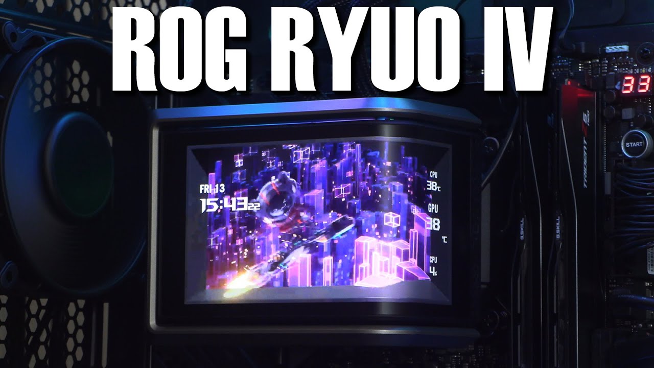 СВО ASUS ROG Ryuo IV 360 ARGB Black (90RC01N1-B0EAY0) — Подсветка Asus Aura Sync для эффектов ARGB