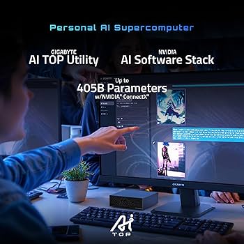 Компьютер GIGABYTE AI TOP ATOM 20-Core Arm/128GB LPDDR5x/4TB SSD PCIe 4.0/NVIDIA Blackwell Superchip/NV DGX OS (ATAGB10-9001) — 20-ядерный Arm процессор с Cortex-X925 и A725