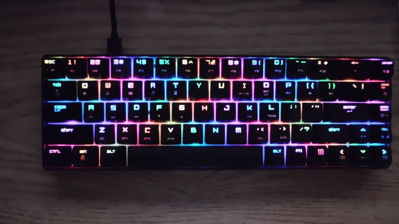 Клавиатура Meetion MK14 Black (MT-MK14-A-RUA) — RGB подсветка для яркого дизайна