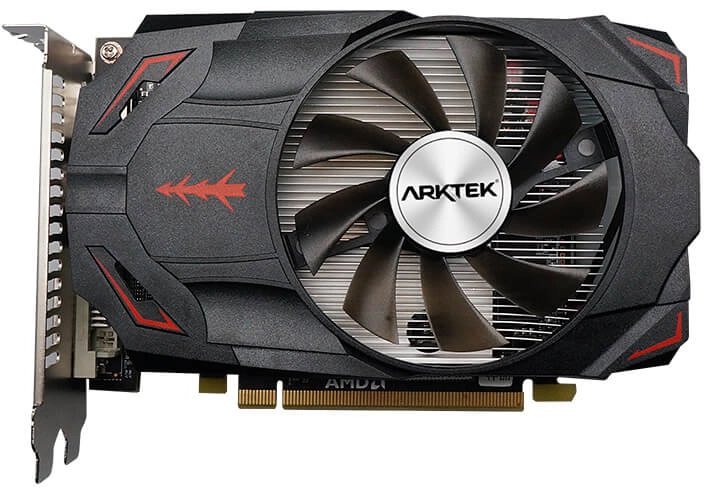 Відеокарта Arktek AMD Radeon RX 550 8GB 128-bit DVI/HDMI/DP (AKR550D5S8GH1) (GDDR5, 128 bit, PCI-E 3.0 x16) — Графічний процесор AMD Radeon RX 550