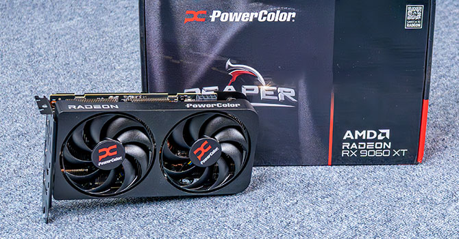 Відеокарта PowerColor AMD Radeon RX 9060 XT 8GB Reaper (RX9060XT 8G-A) (GDDR6, 128 bit, PCI-E v5.0 x16) — Графічний чип RX 9060 XT: потужність і ефективність