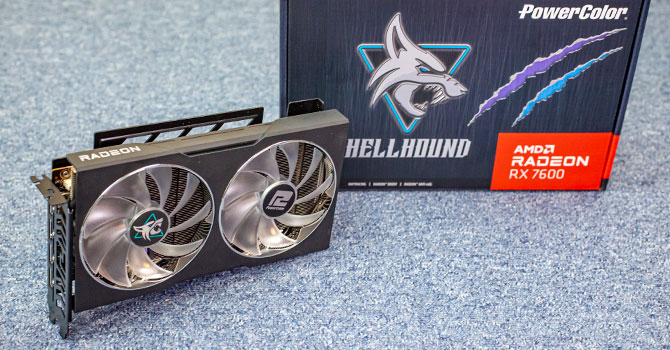Видеокарта PowerColor AMD Radeon RX 7600 8GB Fighter V2 (RX 7600 8G-F/V2) (GDDR6, 128 bit, PCI-E v4.0 x8) — Объем памяти 8 ГБ для игр и графики