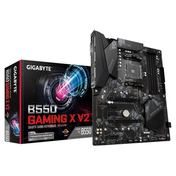Материнська плата GIGABYTE B550 Gaming X V2 (B550 GAMING X V2) (Socket AM4, AMD B550, ATX) — Socket AM4: сумісність з процесорами AMD Ryzen