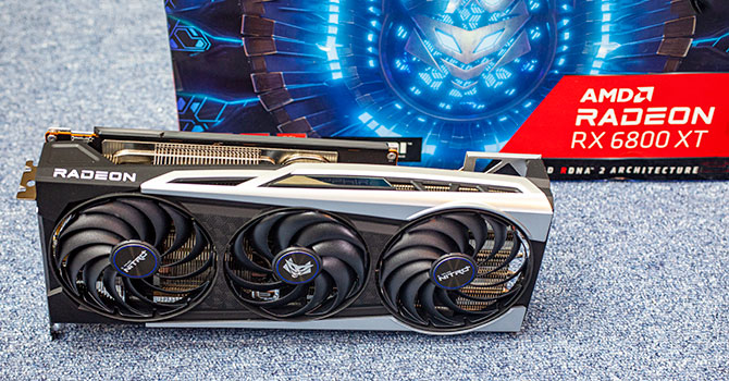 Відеокарта Sapphire AMD Radeon RX 6800 XT 16Gb SE Nitro+ (11304-01-20G) (GDDR6, 256 bit, PCI-E v4.0 x16) Б/в — Графічний процесор AMD RX 6800 XT