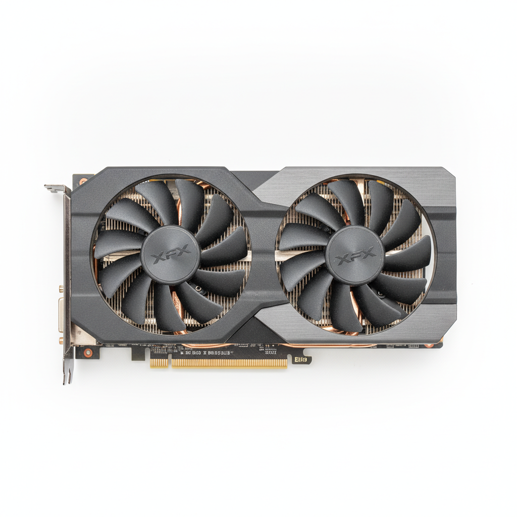 Видеокарта XFX AMD Radeon RX 580 8Gb GTS XXX Edition (RX-580P8DFD6) (GDDR5, 256 bit, PCI-E 3.0 x16) Б/у — Графический процессор AMD Radeon RX 580