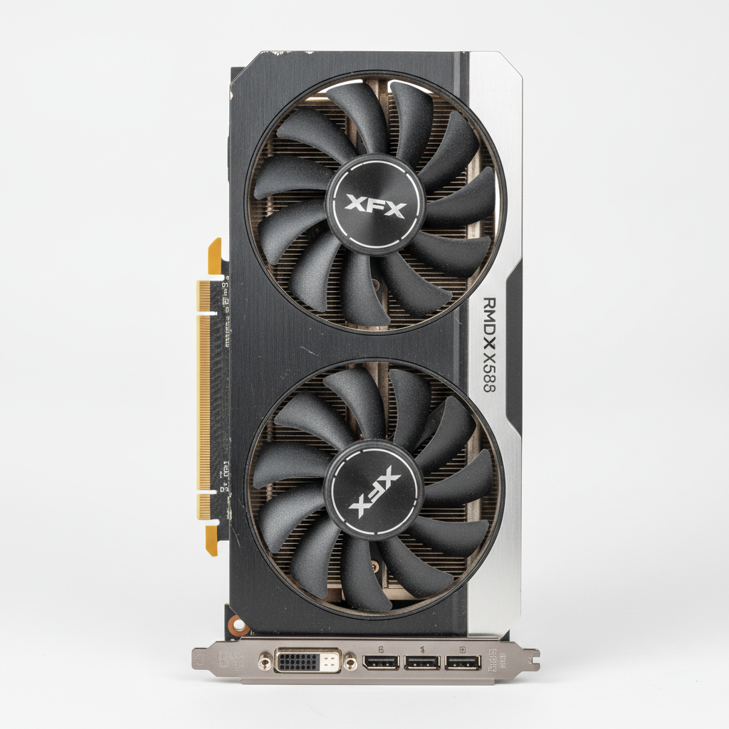 Відеокарта XFX AMD Radeon RX 580 8Gb GTS XXX Edition (RX-580P8DFD6) (GDDR5, 256 bit, PCI-E 3.0 x16) Б/в — Графічний процесор AMD Radeon RX 580