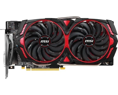 Видеокарта MSI AMD Radeon RX 570 8Gb Armor OC (Radeon RX 570 ARMOR 8G OC) (GDDR5, 256 bit, PCI-E 3.0 x16) Б/у