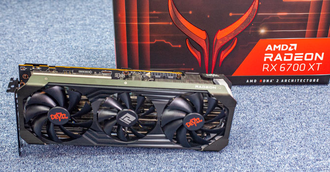 Видеокарта PowerColor AMD Radeon RX 6700 XT 12Gb Hellhound (AXRX 6700XT 12GBD6-3DHL) (GDDR6, 192 bit, PCI-E v4.0) Б/у — Графический чип RX 6700 XT: ключевые особенности