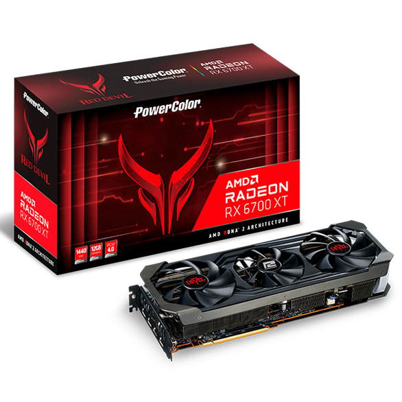 Відеокарта PowerColor AMD Radeon RX 6700 XT 12Gb Hellhound (AXRX 6700XT 12GBD6-3DHL) (GDDR6, 192 bit, PCI-E v4.0) Б/в — Інтерфейс PCI-E v4.0 для швидкої передачі даних