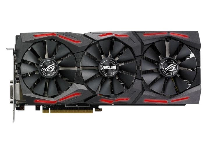 Видеокарта ASUS AMD Radeon RX 580 8Gb ROG Strix OC (ROG-STRIX-RX580-O8G-GAMING) (GDDR5, 256 bit, PCI-E v3.0) Б/у