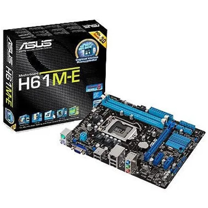 Материнская плата ASUS H61M-E (H61M-E) (Socket 1155, Intel H61, Micro-ATX) Б/у — Micro-ATX форм-фактор для компактных систем
