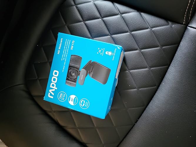 Веб-камера Rapoo XW170 HD USB Black (XW170 black) — Проводное подключение для стабильного сигнала