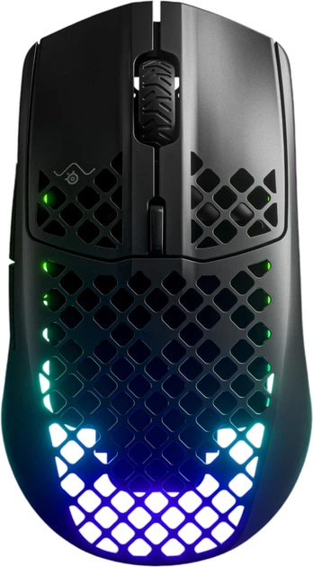 Беспроводная мышь SteelSeries Aerox 3 Wireless Onyx Black (62612) — Подключение через USB, Bluetooth и радиоинтерфейс