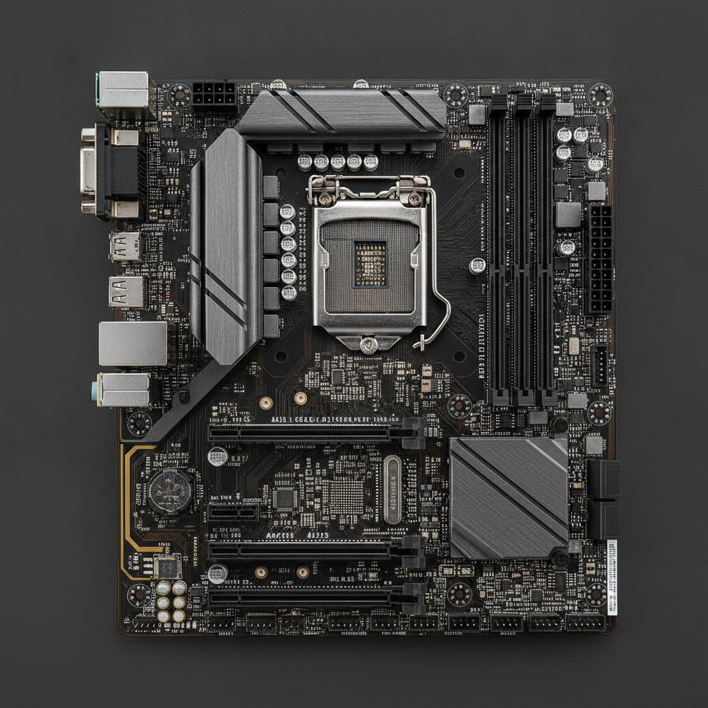 Материнская плата ASUS TUF GAMING B650M-PLUS (TUF GAMING B650M-PLUS) (Socket AM5, AMD B650, Micro-ATX) — Оптимизация для геймерских систем