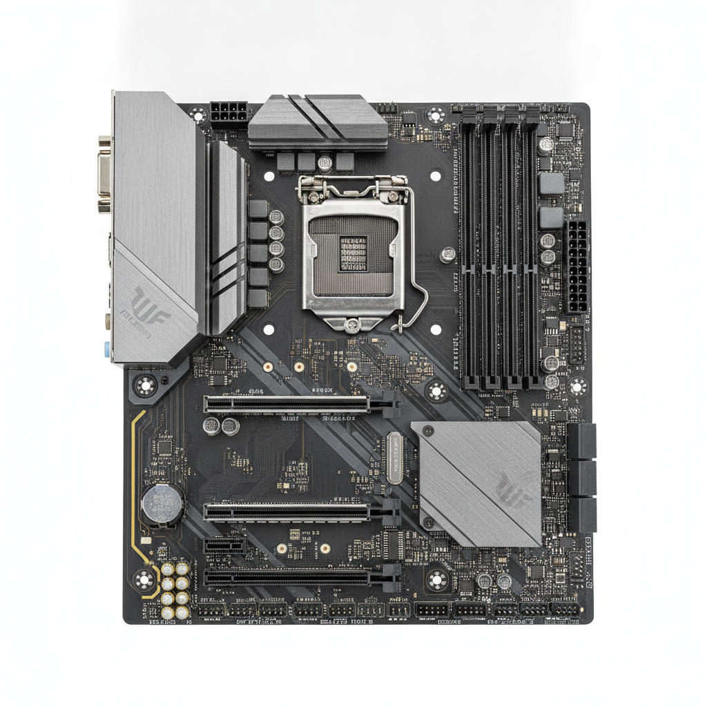 Материнська плата ASUS TUF GAMING B650M-PLUS (TUF GAMING B650M-PLUS) (Socket AM5, AMD B650, Micro-ATX) — Оптимізація для геймерських систем