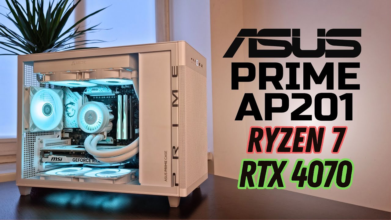 Корпус ASUS Prime AP201 Black mesh (90DC00G0-B39000) Без БП — Игровой корпус с улучшенным охлаждением