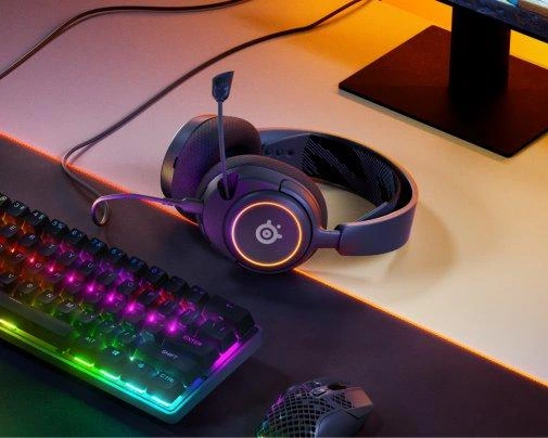 Игровая гарнитура SteelSeries Arctis Nova 3 Black (61631) — Полноразмерная конструкция для комфорта и звука