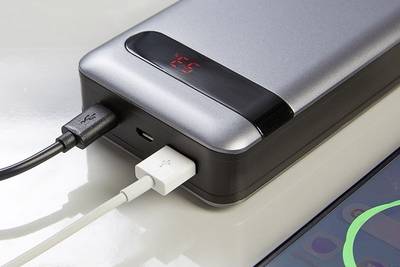 Павербанк Intenso Black 10 000 mAh / 20 Вт (7332330) — Поддержка одновременной зарядки двух устройств